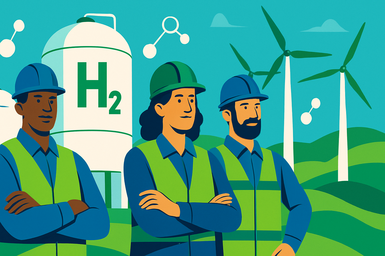 Andalucía convoca 86 cursos de formación en hidrógeno verde con 1,79 millones de euros para 1.290 alumnos