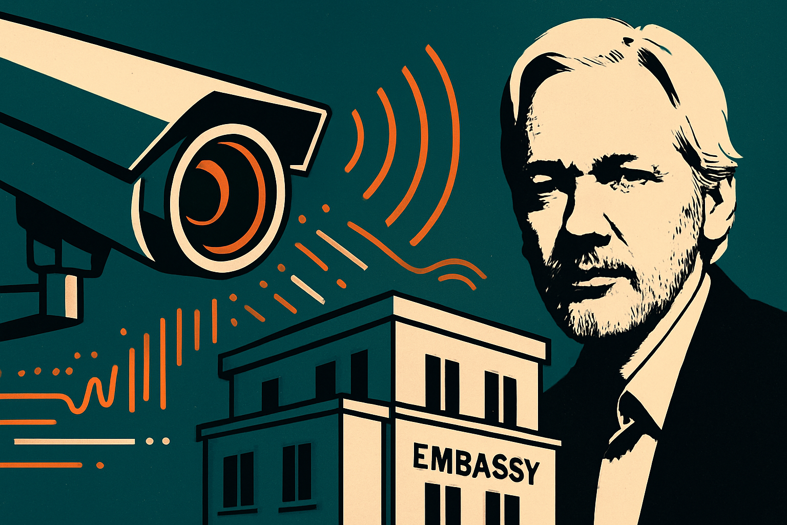 Assange solicita 20 años de cárcel para el empresario español que le espió en la embajada de Ecuador en Londres