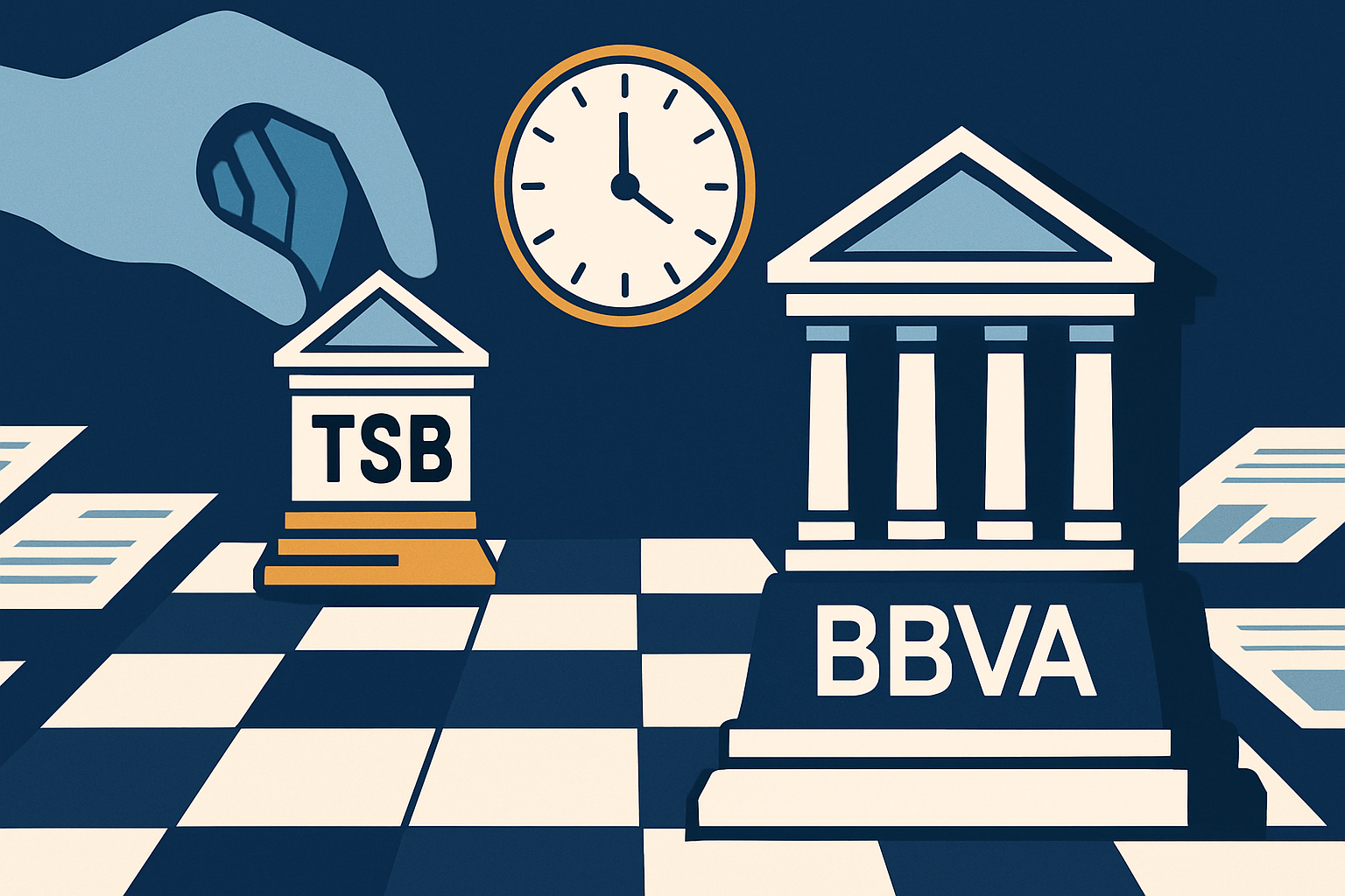 Banco Sabadell confirma interés preliminar por la venta de TSB mientras BBVA aguarda decisión gubernamental sobre su OPA