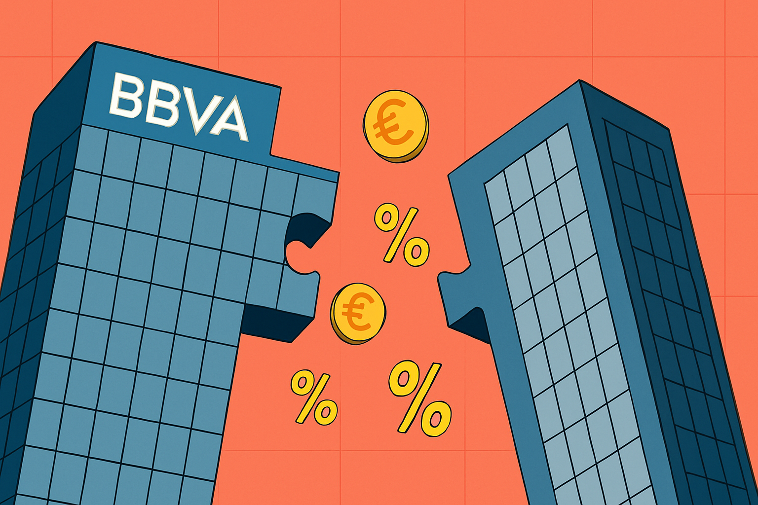 BBVA ajusta por tercera vez la ecuación de canje de su OPA sobre Sabadell por el dividendo de agosto