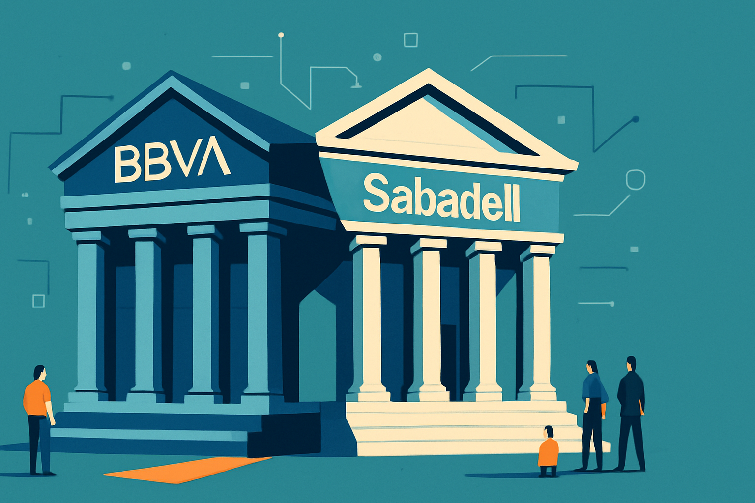 BBVA completa la adquisición de Banco Sabadell por 11.380 millones de euros con una aceptación del 95%