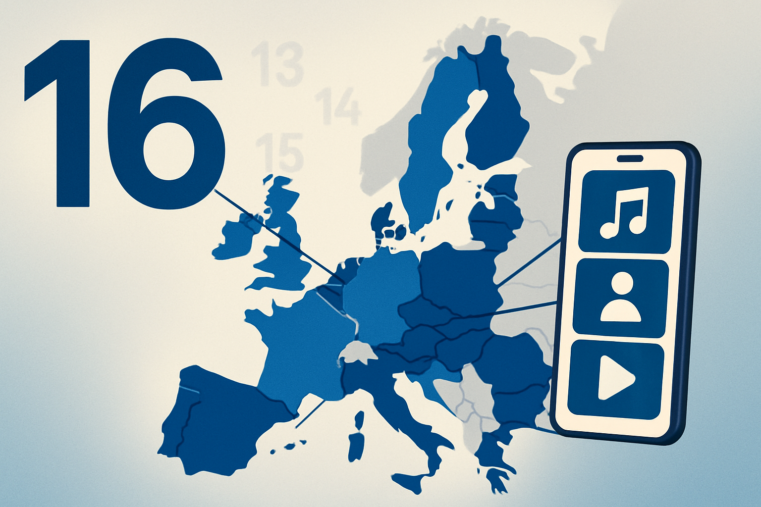 Doce países de la UE respaldan propuesta para establecer edad mínima en redes sociales
