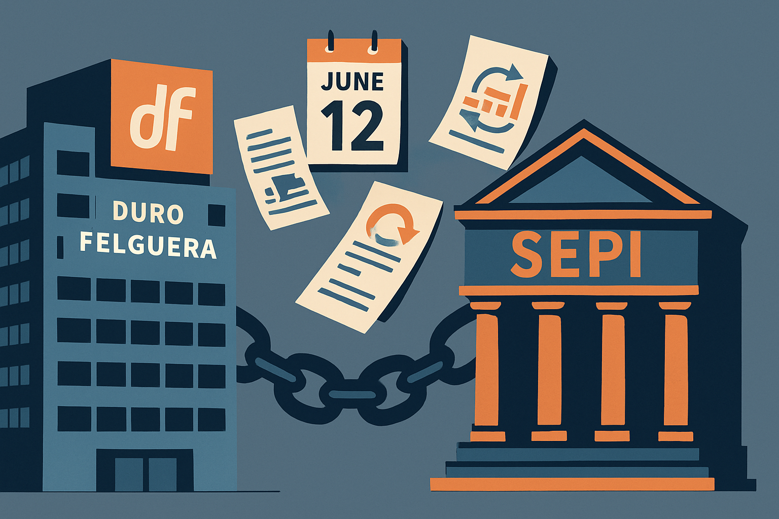 Duro Felguera acuerda con SEPI la reestructuración de su deuda el 12 de junio tras solicitar prórroga del preconcurso hasta julio de 2025