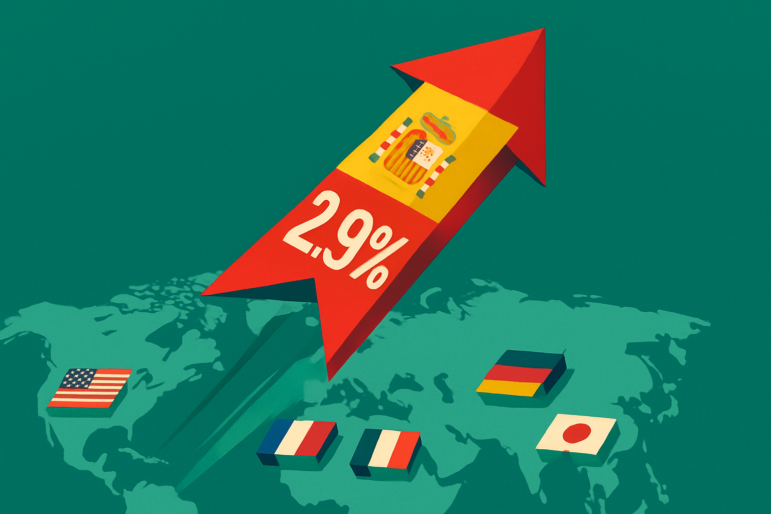El FMI eleva la previsión de crecimiento de España para 2025 al 2,9%, la más alta entre economías avanzadas