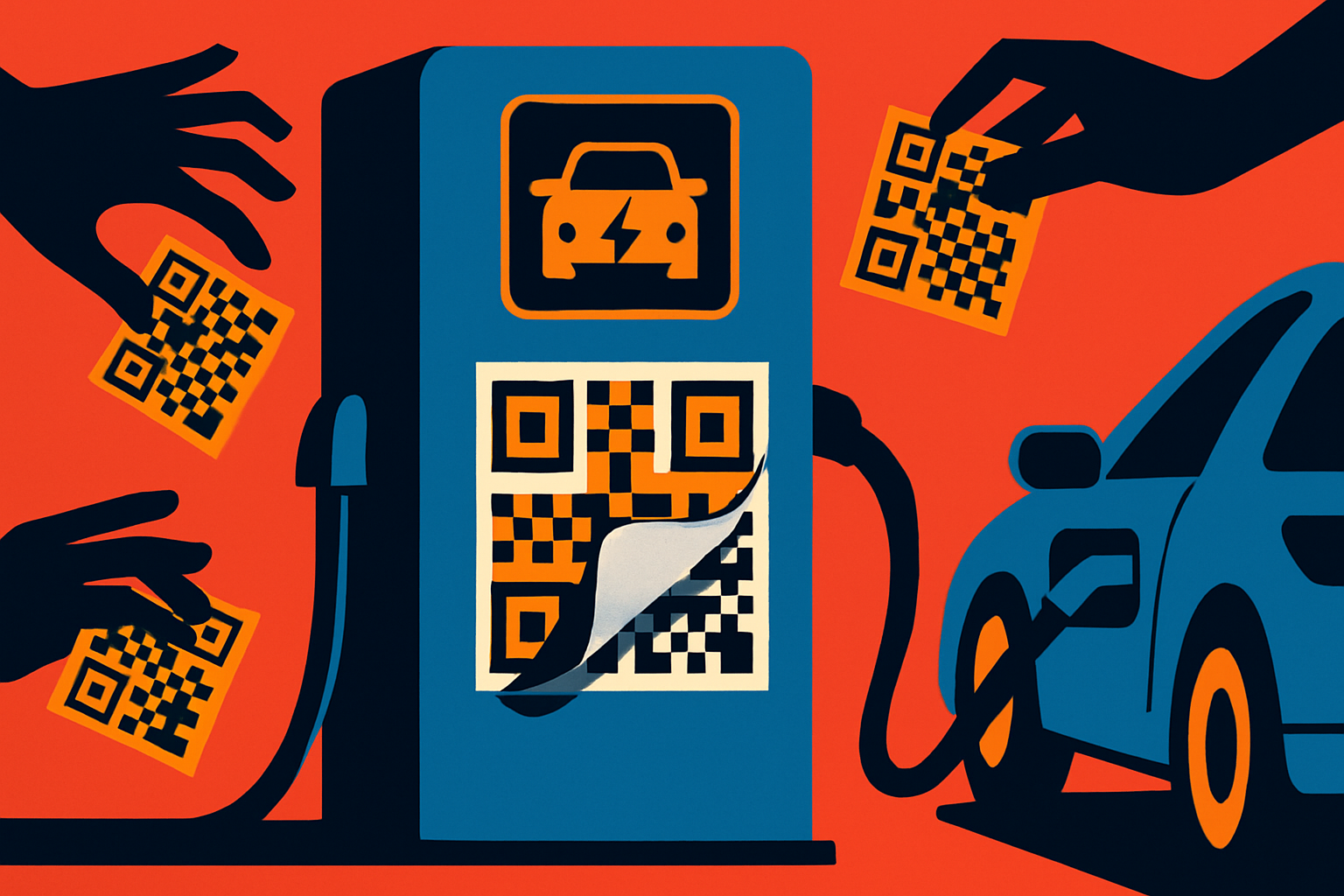 El Gobierno de Cantabria alerta sobre estafas con códigos QR falsos en estaciones de recarga de vehículos eléctricos