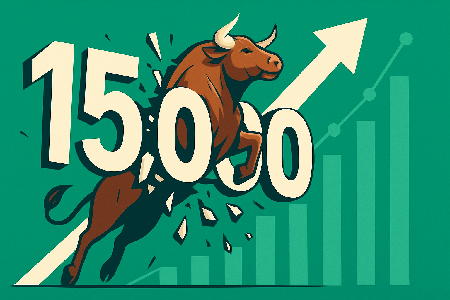 El Ibex 35 cierra por encima de 15.000 puntos por primera vez desde enero de 2008