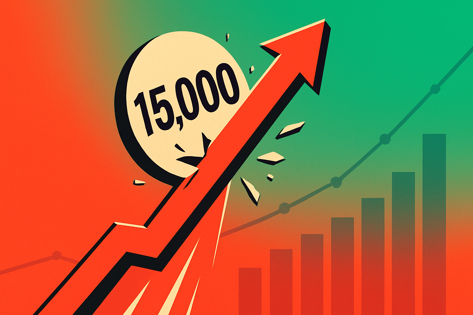 El Ibex 35 supera los 15.000 puntos por primera vez desde enero de 2008