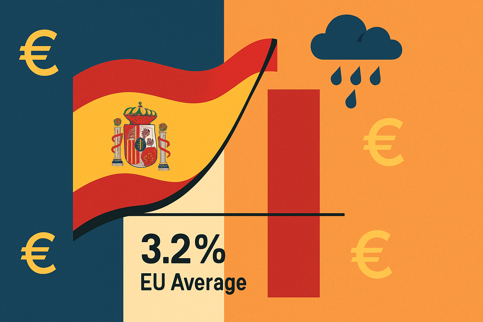 España cierra 2024 con un déficit del 3,2% del PIB, equiparándose a la media de la Unión Europea