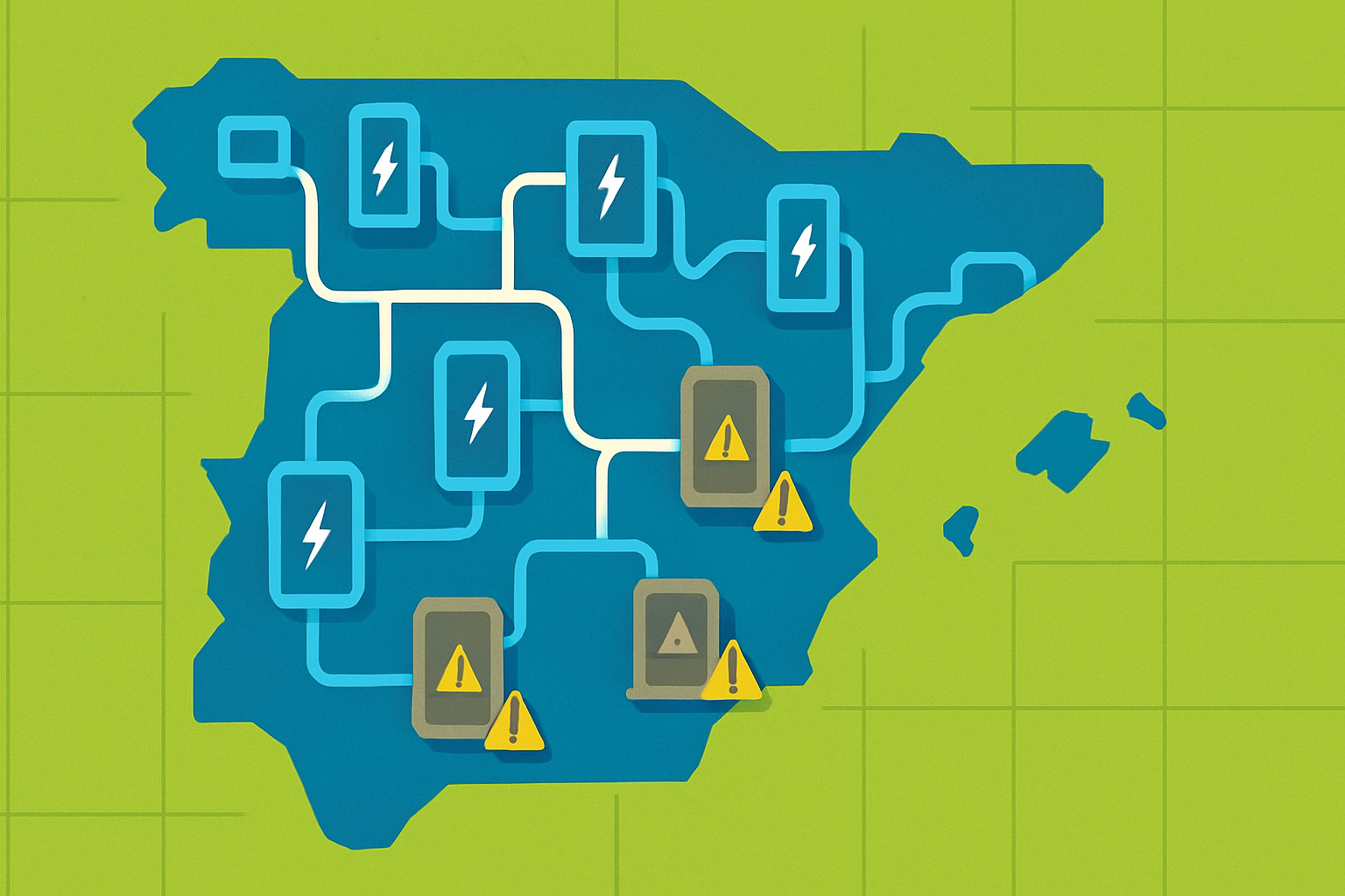 España registra 46.684 puntos de recarga para vehículos eléctricos con un crecimiento del 2,9% en los primeros cinco meses de 2025