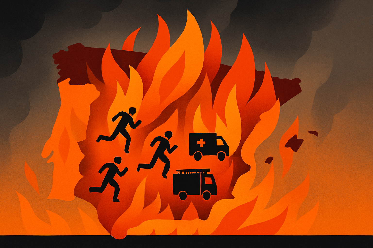 España registra más de 100.000 hectáreas calcinadas en agosto de 2024 con crisis de incendios en Galicia y Castilla y León