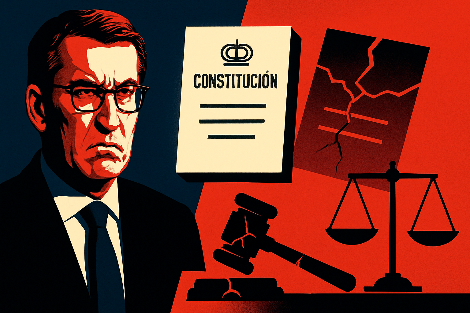 Feijóo rechaza el aval del Tribunal Constitucional a la amnistía y la califica de "corrupción moral y económica"