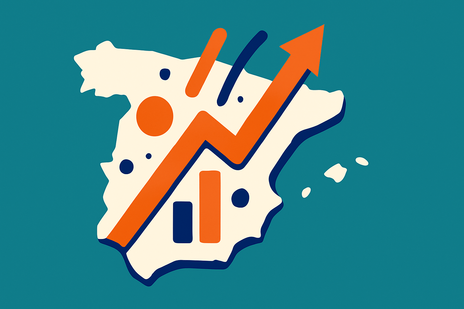 FUNCAS proyecta un crecimiento del 2,9% para España en 2025, revisado al alza por mayor demanda interna