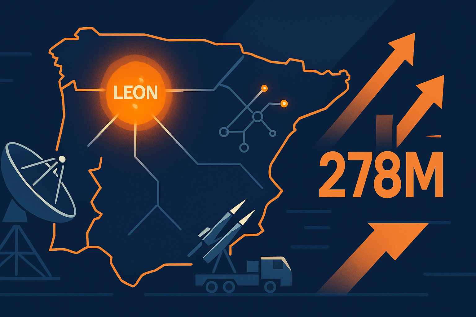Indra sitúa a León como centro estratégico de defensa con 150 nuevas contrataciones tras beneficios récord de 278 millones