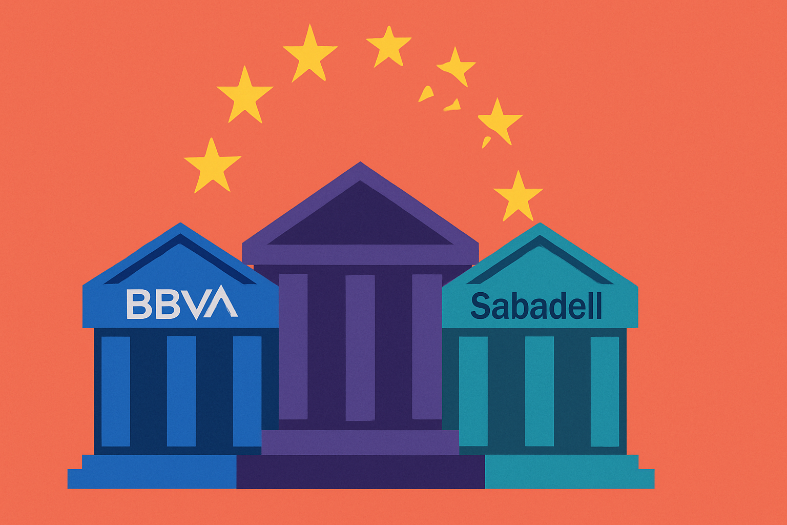 La CNMC aprueba la fusión BBVA-Sabadell con condiciones mientras Bruselas critica el 'nacionalismo bancario' español