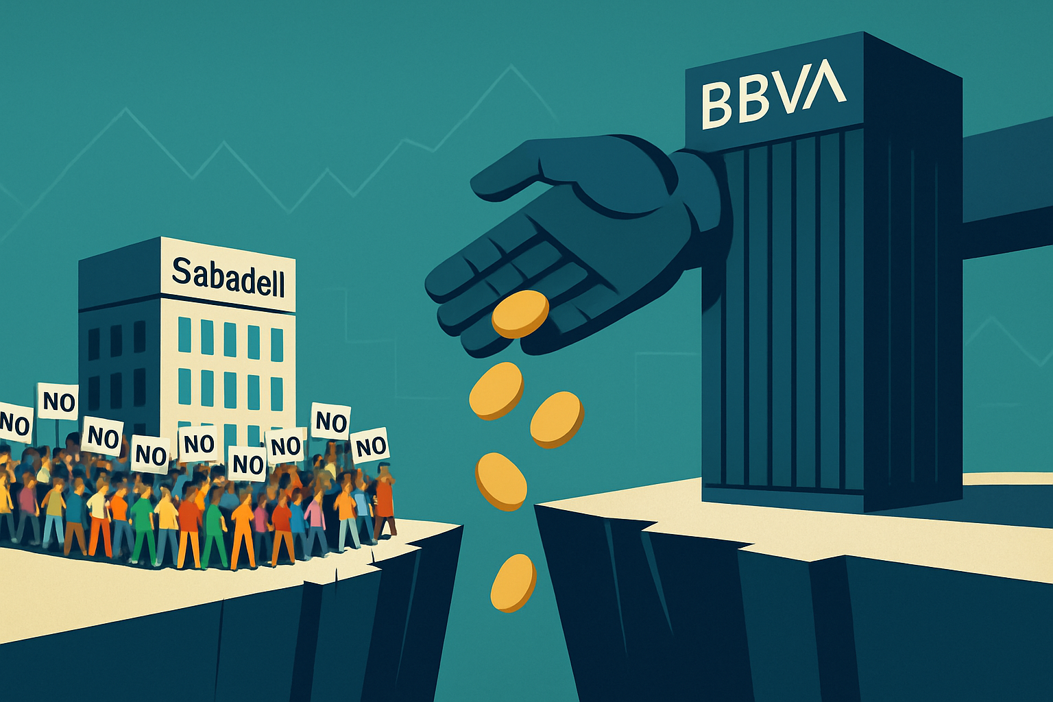 Los accionistas minoristas del Sabadell rechazan la OPA del BBVA con un 97,2% de negativas