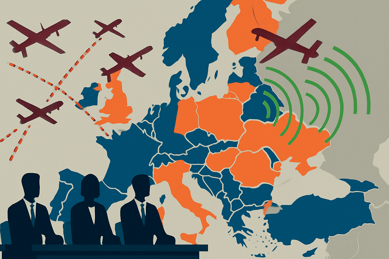 Margarita Robles participa en reuniones de la OTAN y la UE tras incursiones de drones rusos en Europa