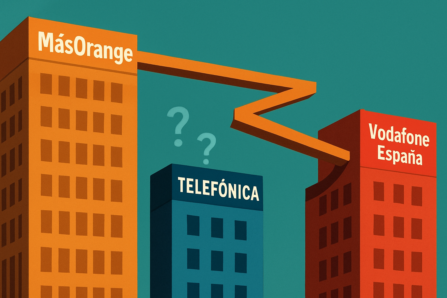 Telefónica califica de especulación los rumores sobre compra de Vodafone España pero no descarta la operación