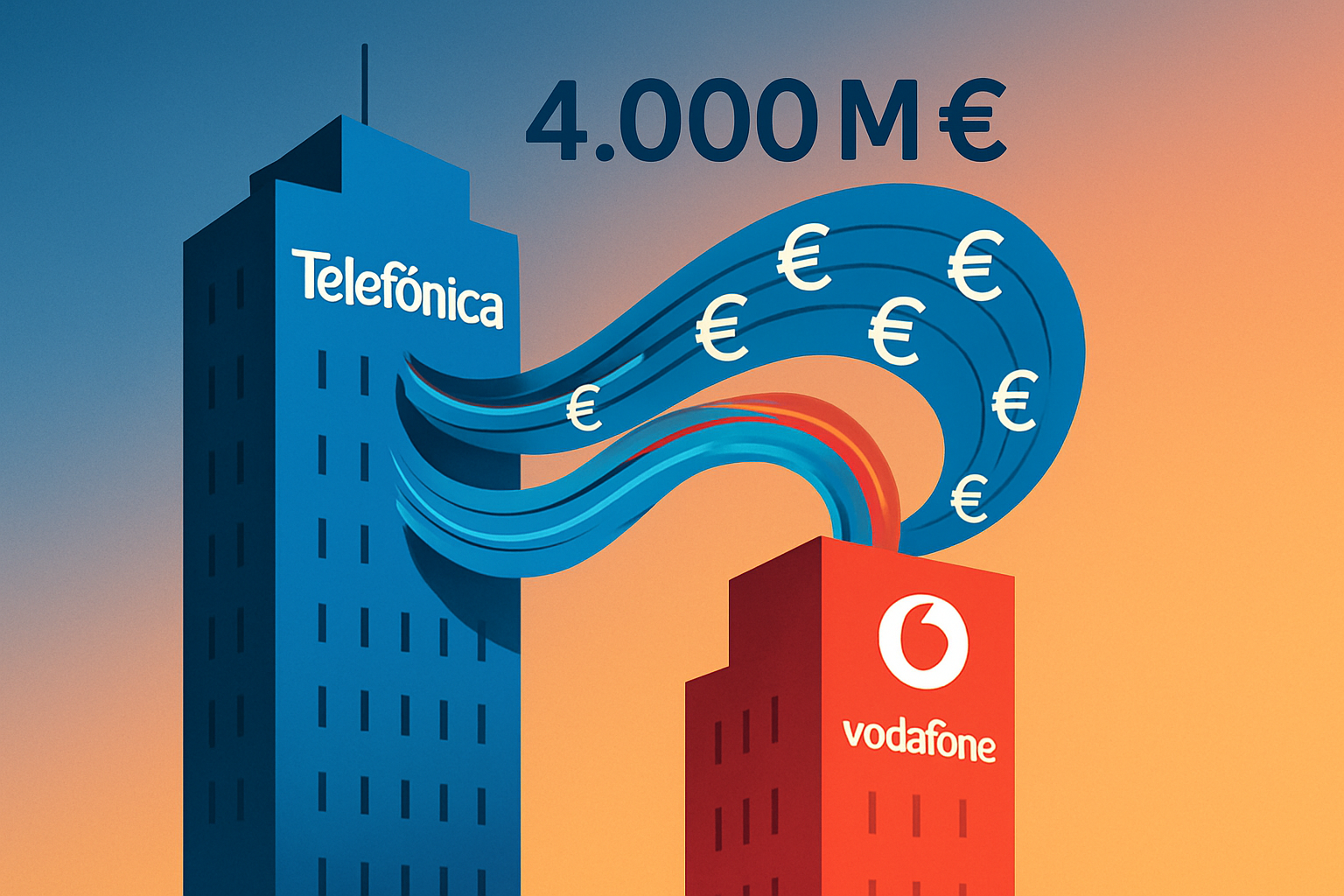 Telefónica contrata a AZ Capital para evaluar la adquisición de Vodafone España con límite de 4.000 millones de euros