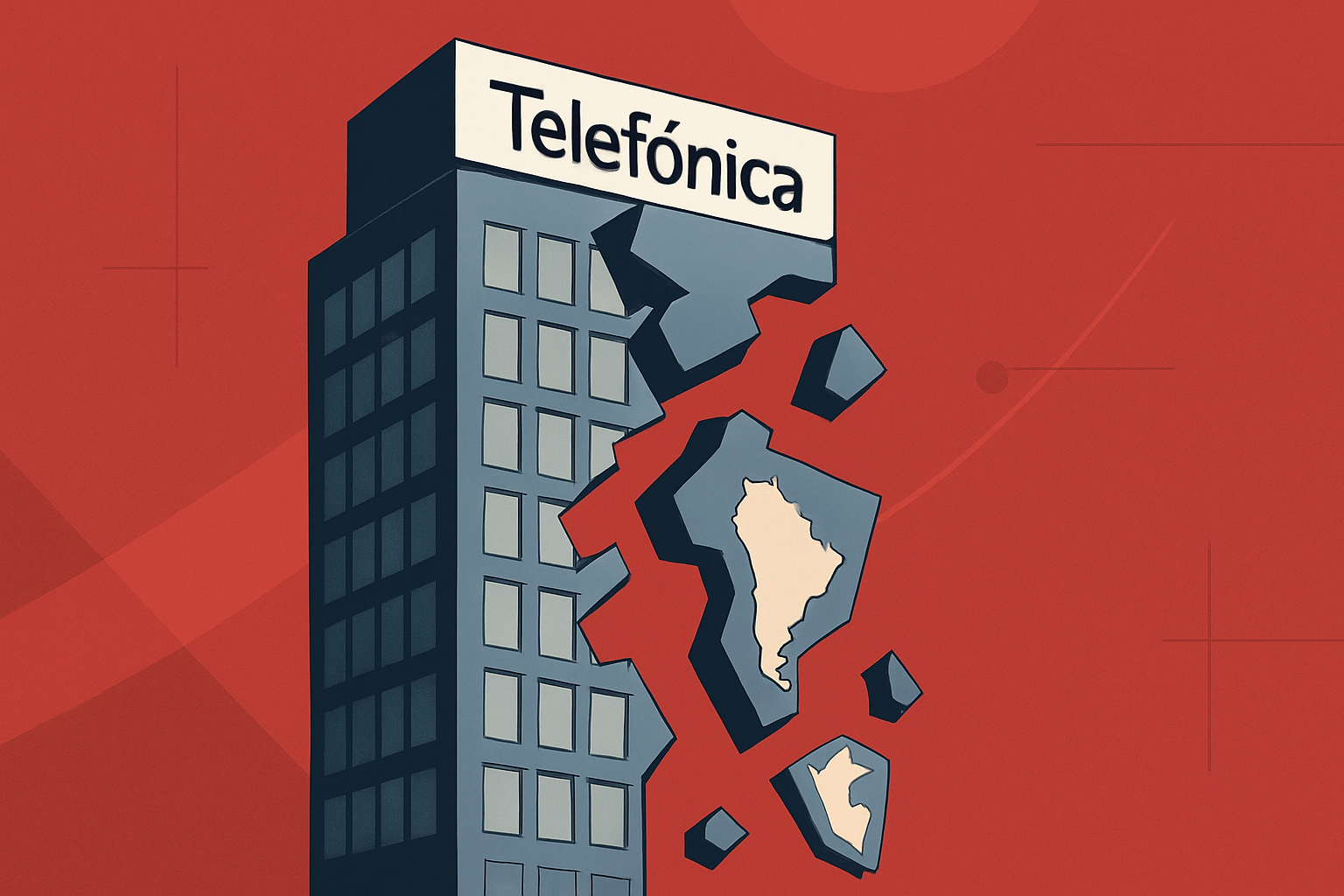 Telefónica registra pérdidas de 1.731 millones de euros en el primer trimestre de 2025 tras las ventas de filiales en Argentina y Perú