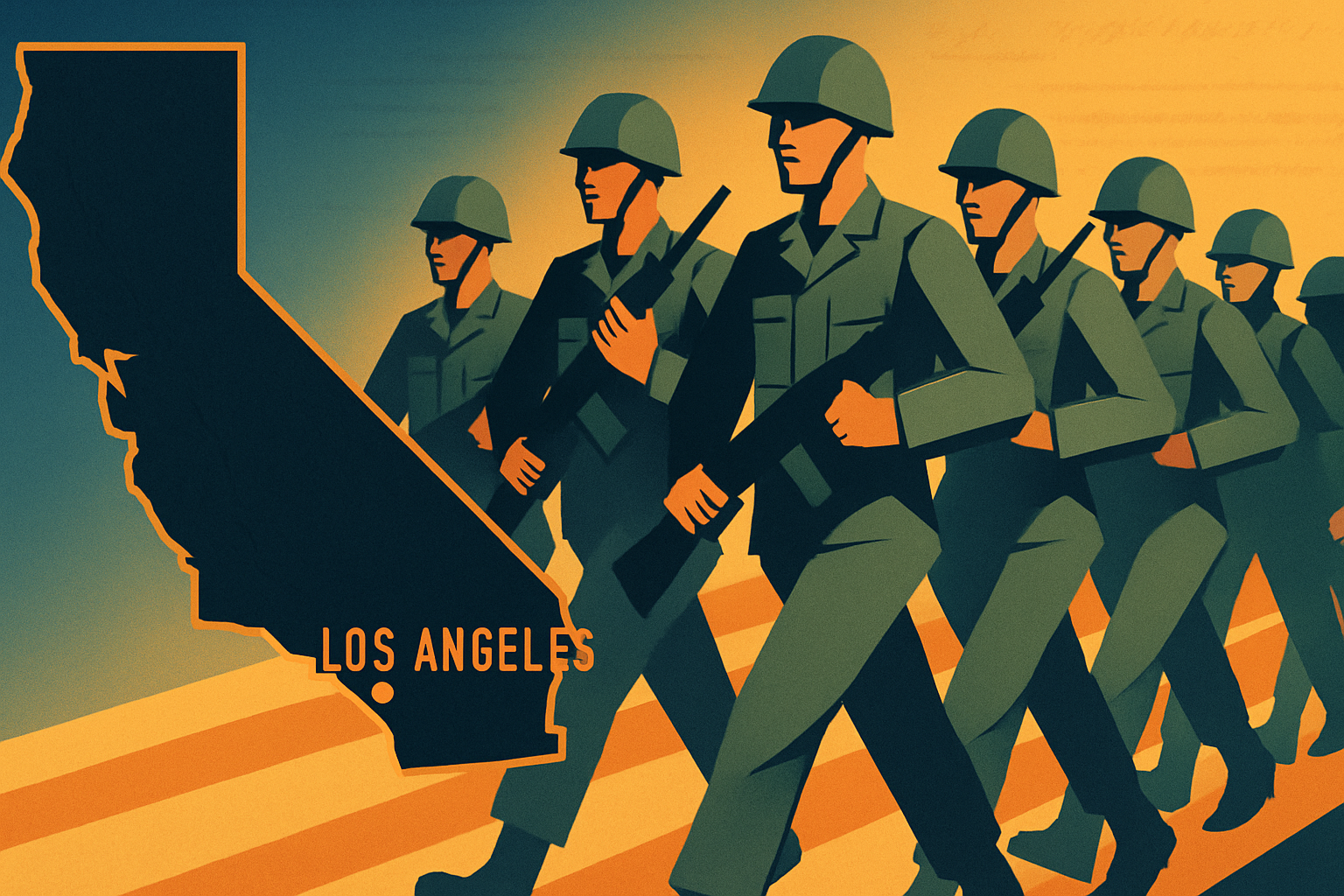 Trump federaliza 2.000 efectivos de la Guardia Nacional de California para desplegarlos en Los Ángeles