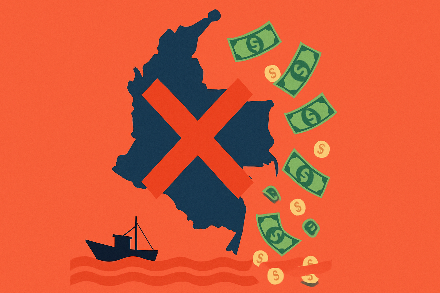 Trump suspende 740 millones de dólares en ayuda a Colombia tras acusaciones de Petro sobre muerte de pescador