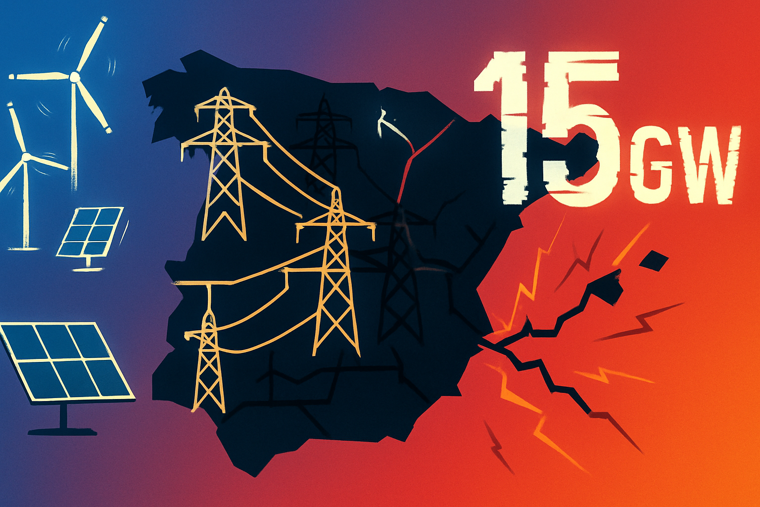 Una pérdida súbita de 15 GW causó el apagón del 28 de abril que afectó a España, Portugal y Andorra